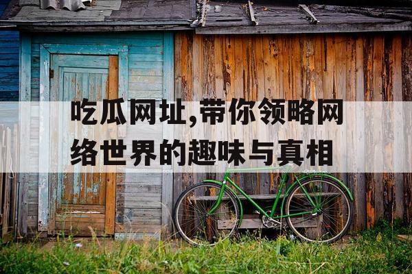 吃瓜网址,带你领略网络世界的趣味与真相
