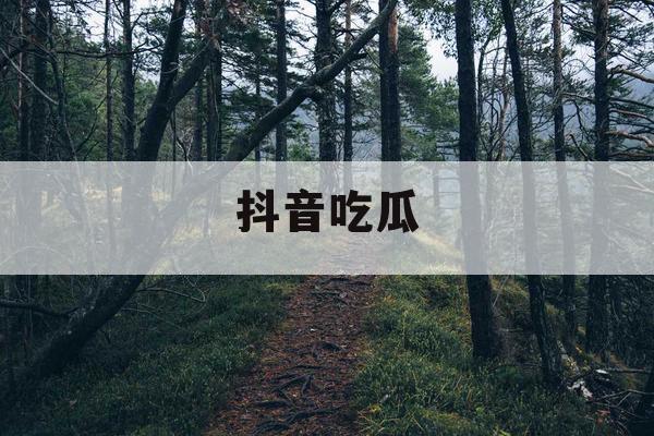 抖音吃瓜