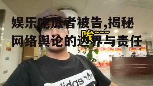 娱乐吃瓜者被告,揭秘网络舆论的边界与责任