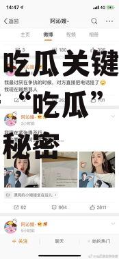 娱乐圈吃瓜关键词,揭秘最新“吃瓜”关键词背后的秘密