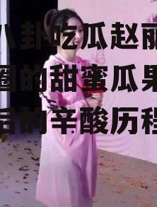 娱乐八卦吃瓜赵丽颖,娱乐圈的甜蜜瓜果，甜蜜背后的辛酸历程