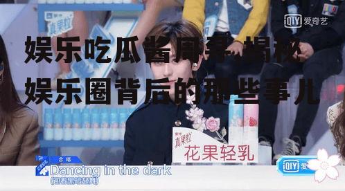 娱乐吃瓜酱周寻,揭秘娱乐圈背后的那些事儿