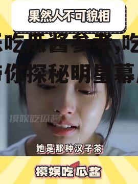 娱乐吃瓜酱参考,吃瓜酱带你探秘明星幕后故事