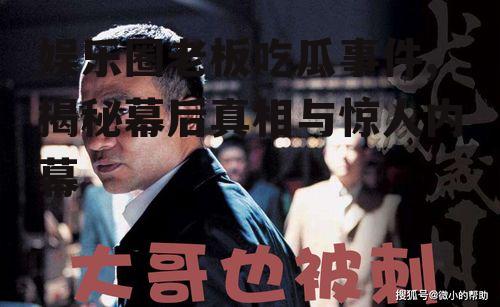 娱乐圈老板吃瓜事件,揭秘幕后真相与惊人内幕