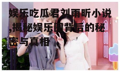 娱乐吃瓜君刘雨昕小说,揭秘娱乐圈背后的秘密与真相